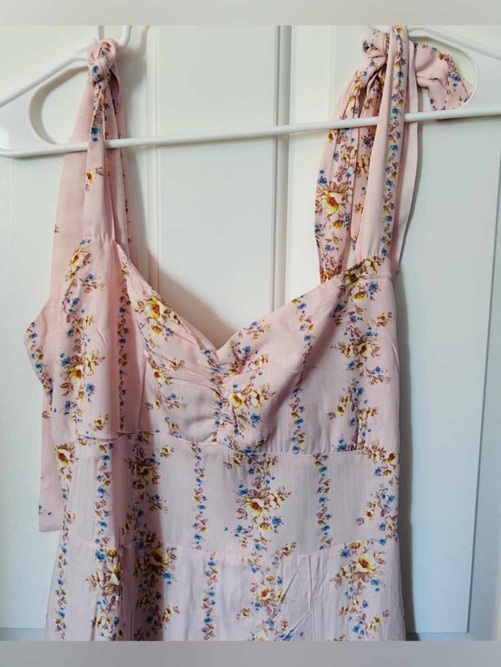 Forever 21 Pink Floral Maxi Dress Size Medium - Picture 2 of 12